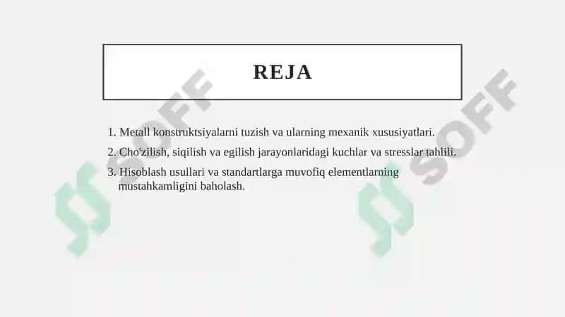 Metall konstruktsiyalar 2