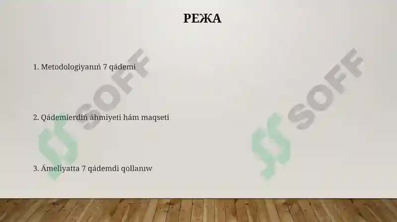 7 qádem metodologiyasi 2