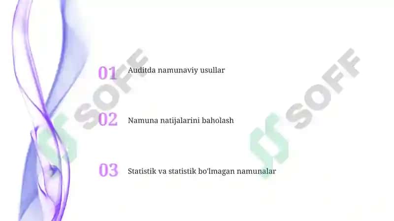 Auditda tanlab tekshirish uslubi 2