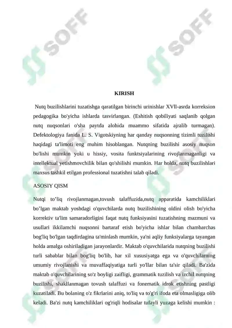 Nutq buzilishlarini tuzatish 2