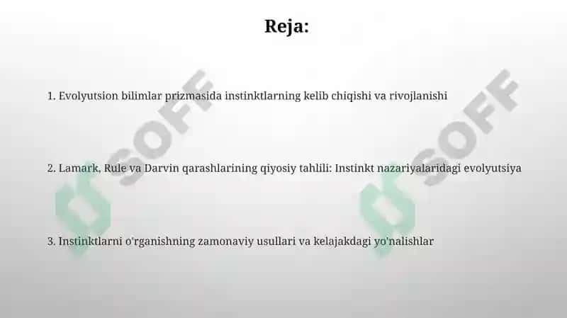 Instinktlarni o'rganishning zamonaviy usullari va kelajakdagi yo'nalishlar 2