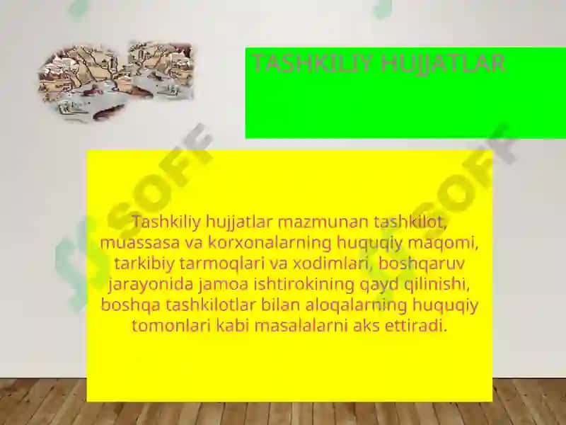 TASHKILIY HUJJATLAR 2