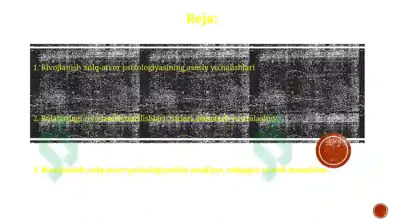 Rivojlanish xulq-atvor psixologiyasi 2