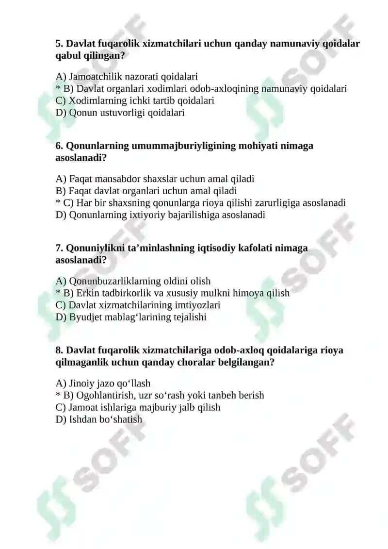 Qonunlar va huquq 2