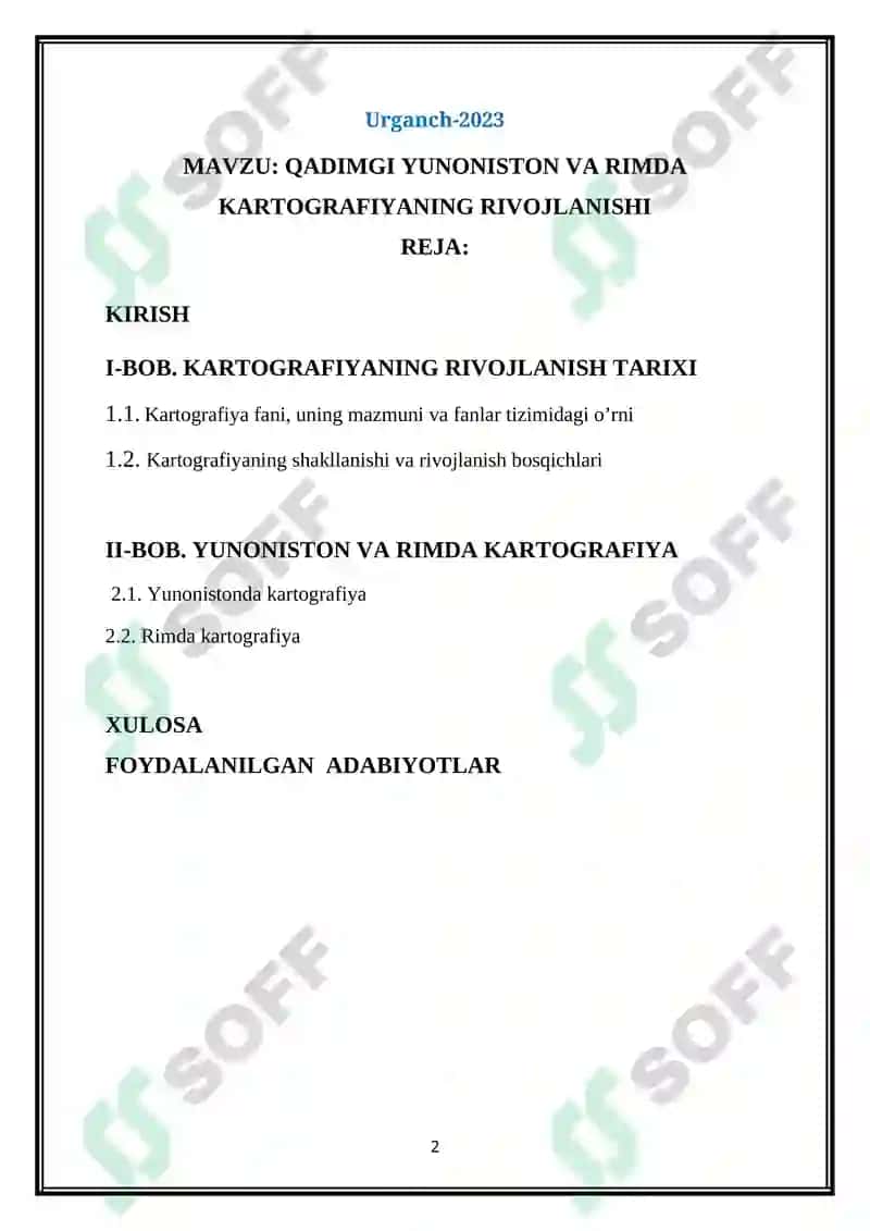 QADIMGI YUNONISTON VA RIMDA KARTOGRAFIYANING RIVOJLANISHI 2