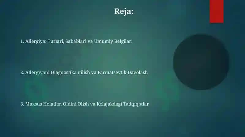 Allergiya: Turlari, Sabablari va Umumiy Belgilari 2
