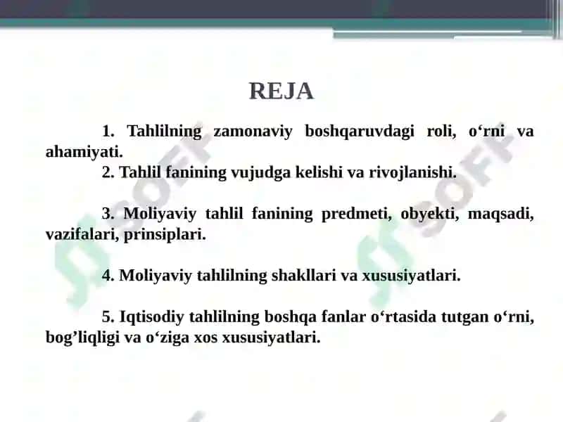 Moliyaviy tahlil 2