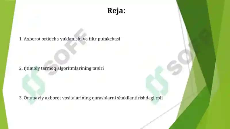 Axborot matnlar bilan ishlash va media madaniyat 2