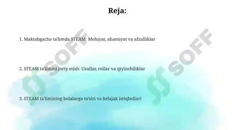 STEAM ta'lim texnologiyasi 2