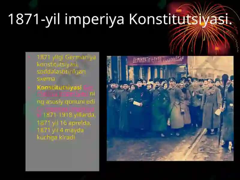 1871-1899-yillarda Germaniya iqtisodining osishining sabablari. 2