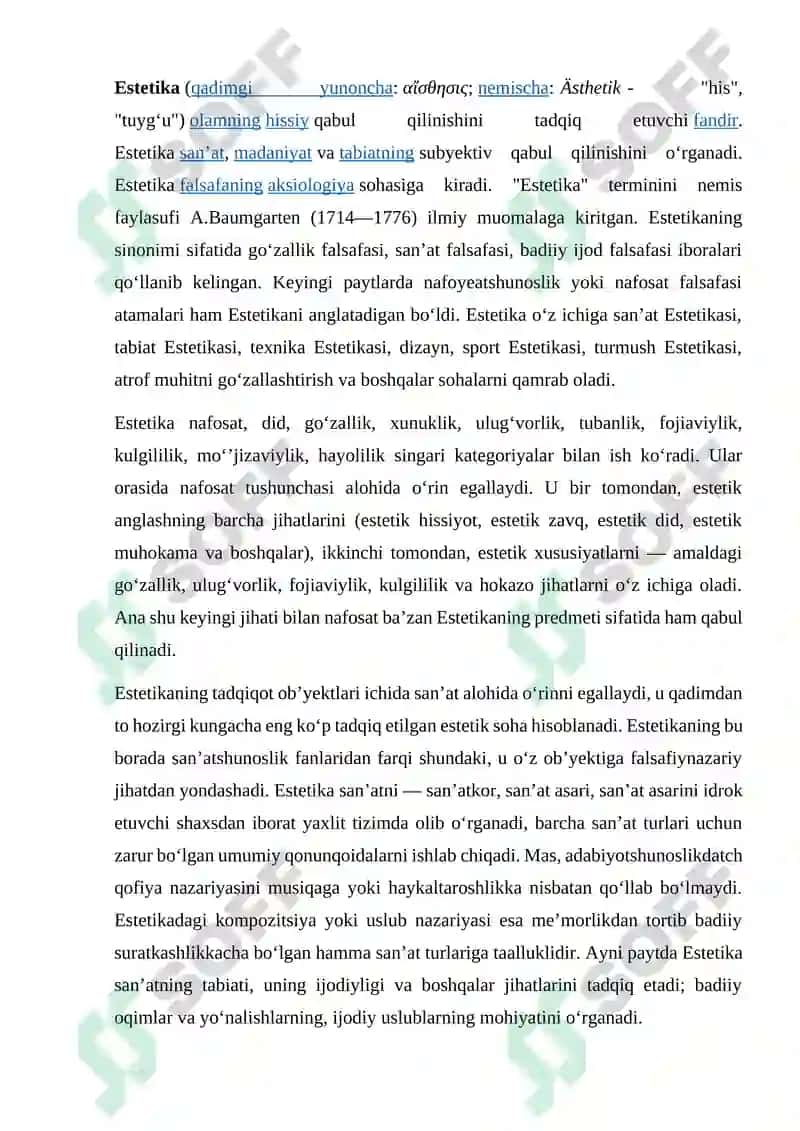 Estetika 2