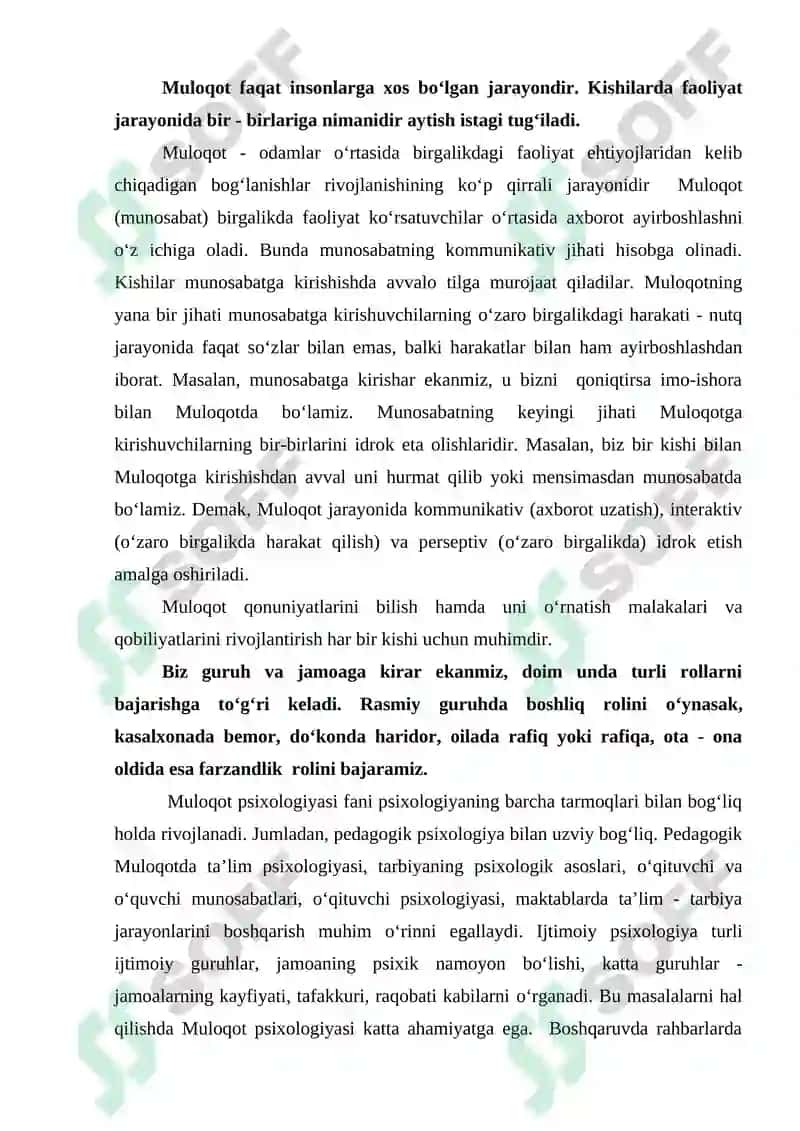 MULOQOT PSIXALOGIYASI 2