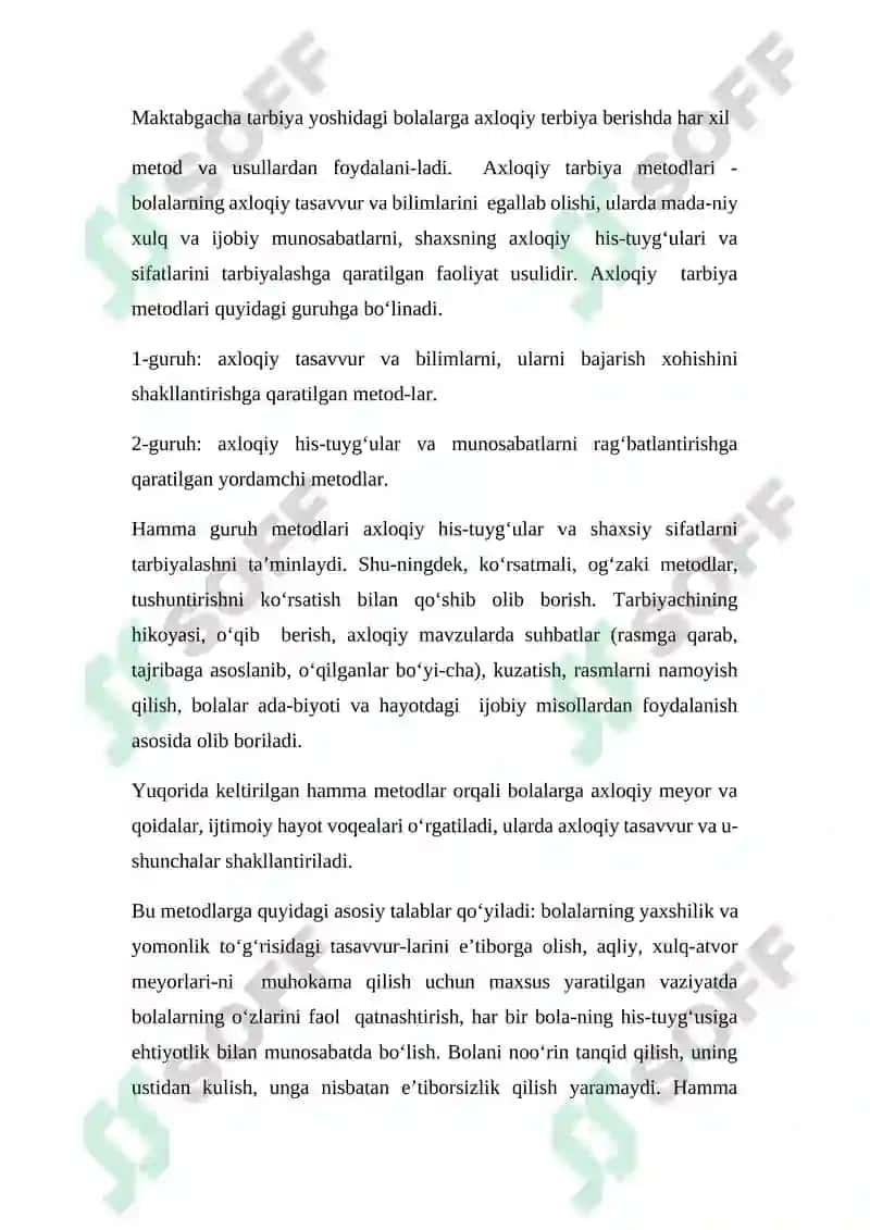 Zamonaviy axloqiy tarbiyaning yutuqlari va kamchiliklari 2