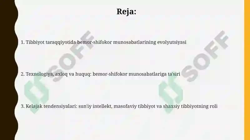 Tibbiyot fan va amaliyotining rivojiga bog‘liq bemor va vrach munosabatlari 2