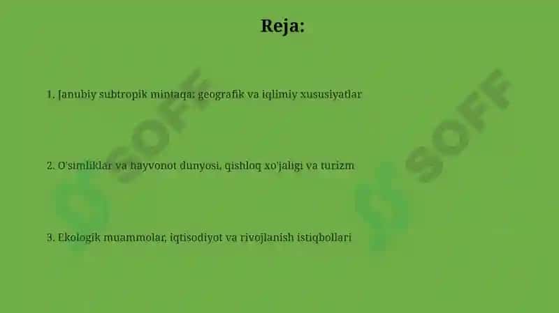 Janubiy suptropik 2