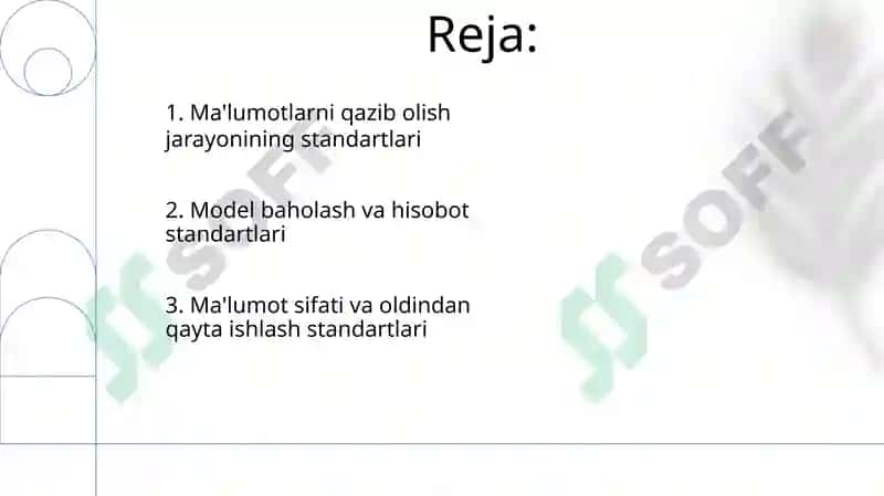 Ma'lumotlarni qidirish (Data Mining) standartlari 2