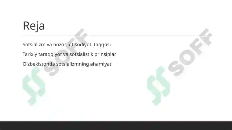Sotsializm va Bozor Iqtisodiyoti 2