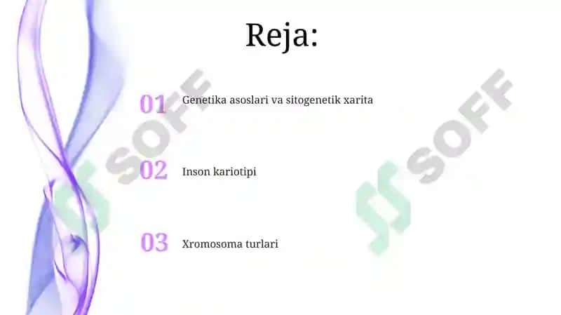 Genetika asoslari va sitologik xarita 2