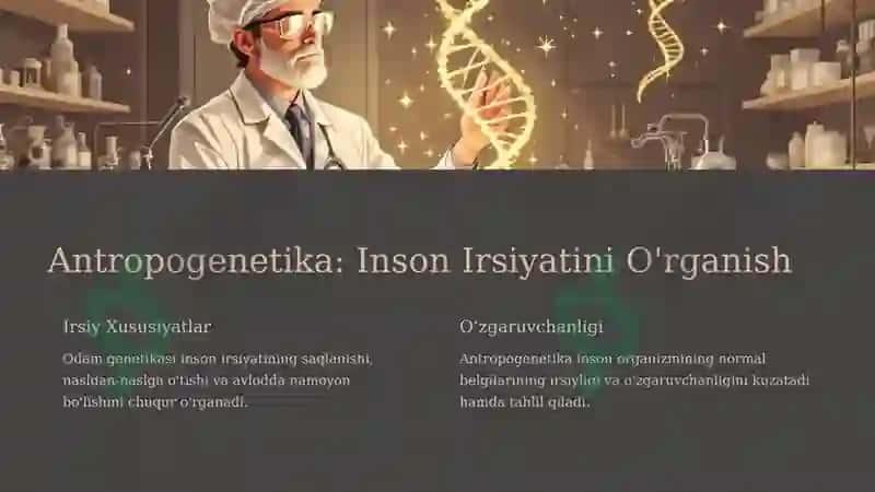 Antropogenetikausullari: Shajara usuli 2