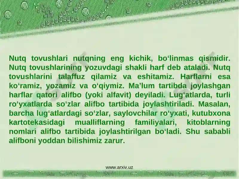 Nutq tovushlari 2