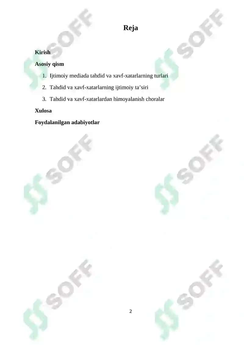 Ijtimoiy mediada taxdid va xavf-xatarlar 2