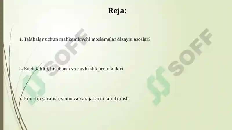 Mahkamlash moslamalari 2