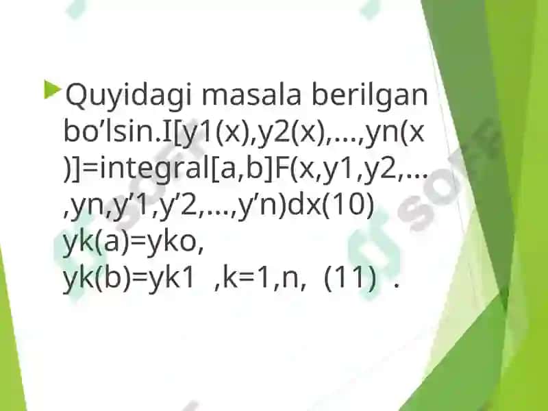 Ekstremumning zaruriy sharti 2