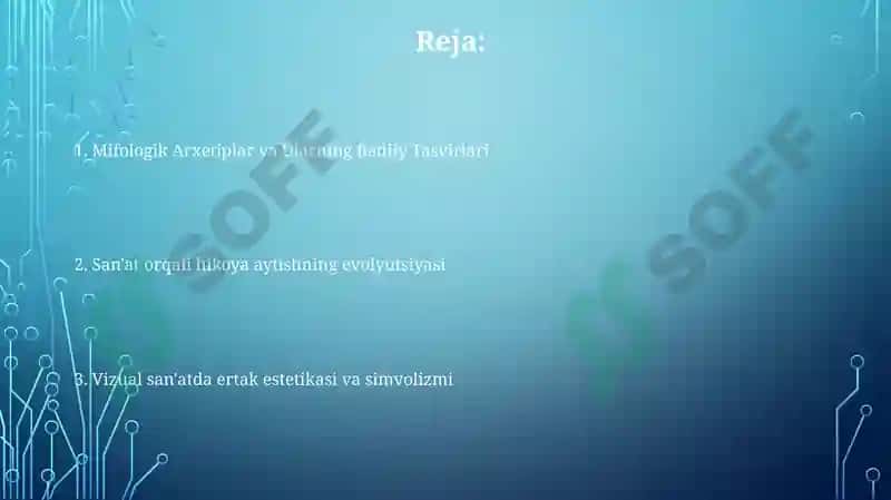 Mif,afsona va alsotir janirlari badiyati 2