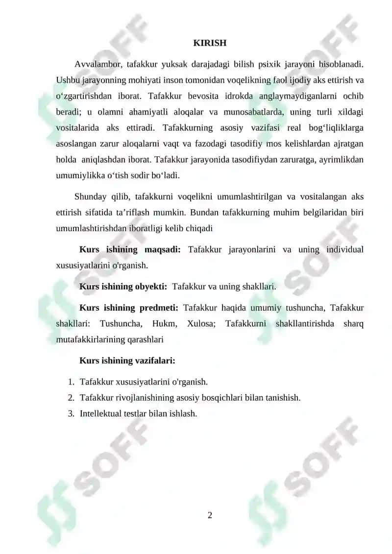 Tafakkur haqida umumiy tushuncha va uning xususiyatlari 2
