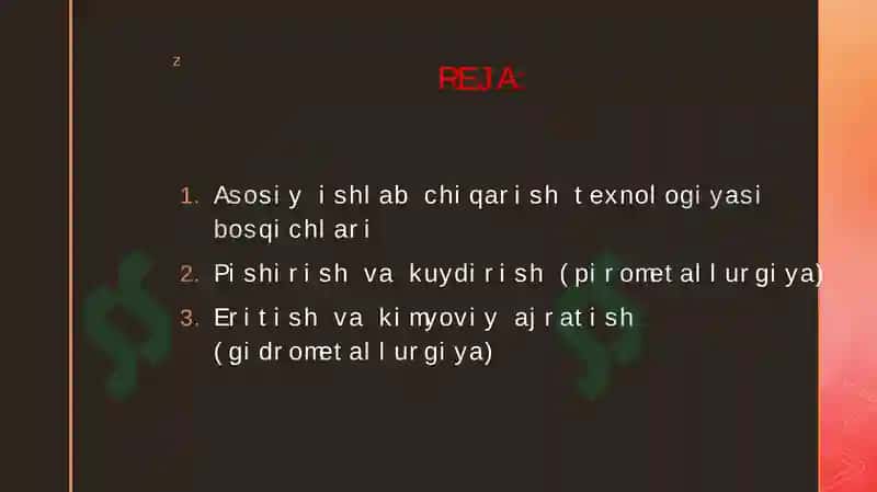 KOBALT METALNI ISHLAB CHIQARISH TEXNOLOGIYASI HAQIDA 2