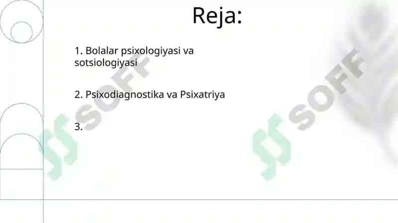 Bolalar psixologiyasi va psixodiagnostika 2