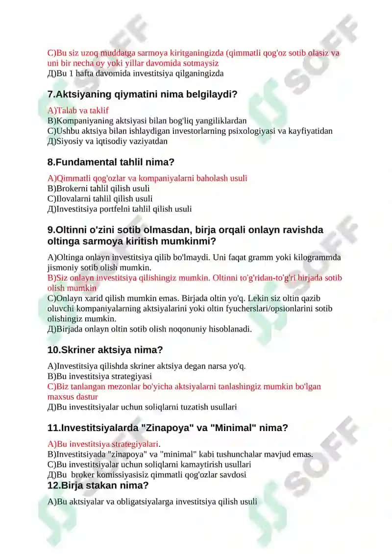 Aksiyalar va obligatsiyalar 2