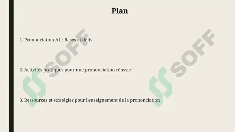 Prononciation A1 2
