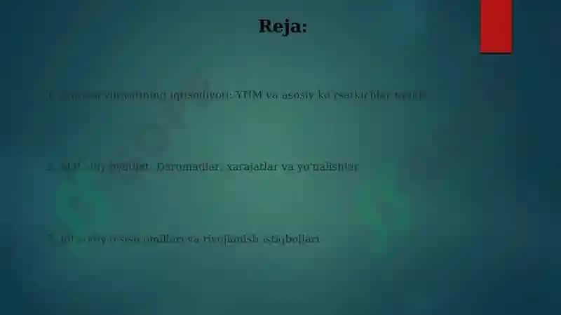 Xorazim viloyati Yaim va iqtisodiy ko'rsatkichlari, mahalliy byudjeti 2
