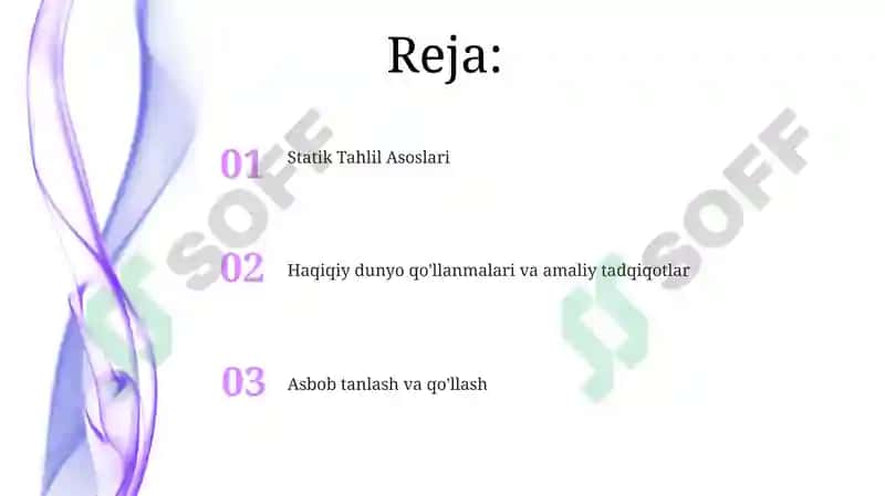 Statik Tahlil Asoslari 2