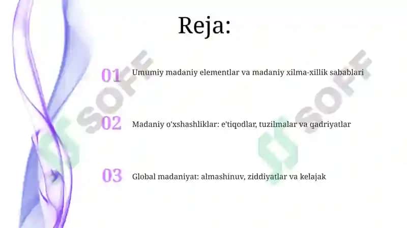 Dunyoxalqlarimadaniyatida umumiylik va farqlar 2