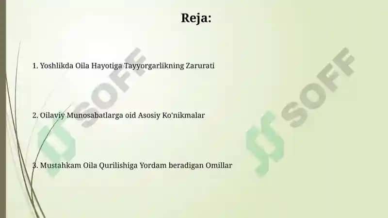 Yoshlarni oilaviy xolatga tayyorlash zarurati 2