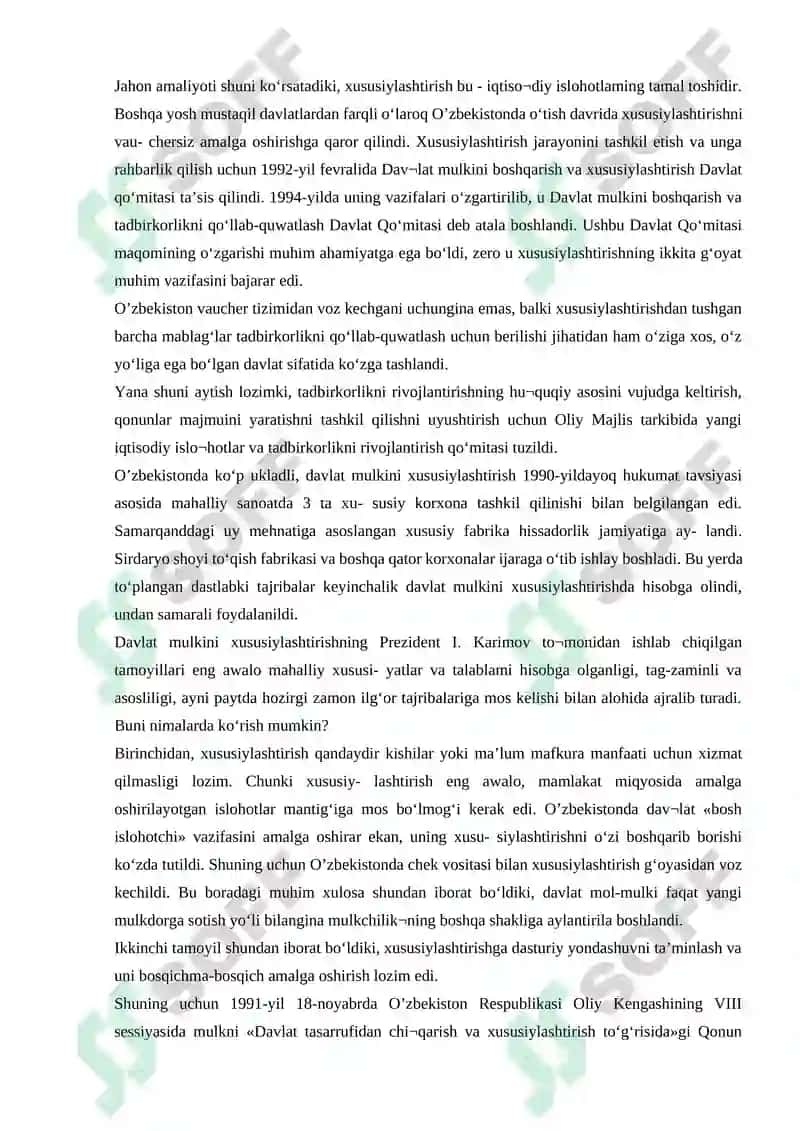 Tadbirkorlikni rivojlantirish 2