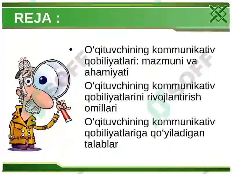 O'qituvchining kommunikativ qobiliyatlarini rivojlantirishga qo'yiladigan talablar 2