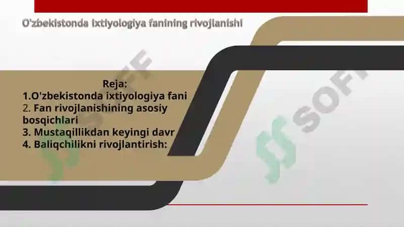O'zbekistonda ixtiyologiya fanining rivojlanishi 2