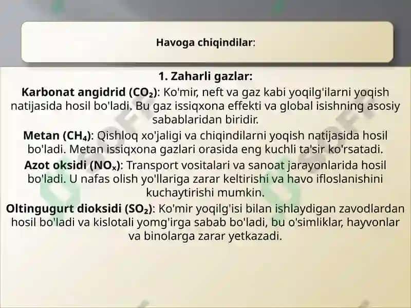 Zaharli gazlar 2