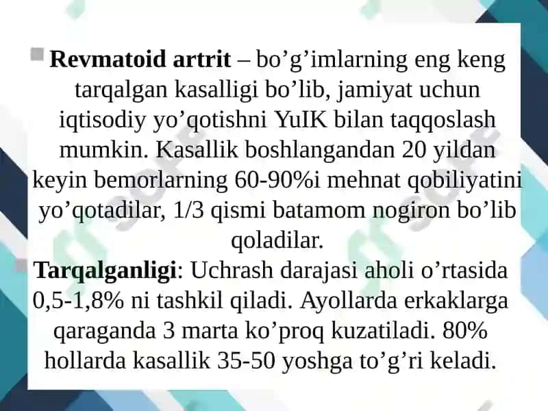 Revmatoidli artrit 2