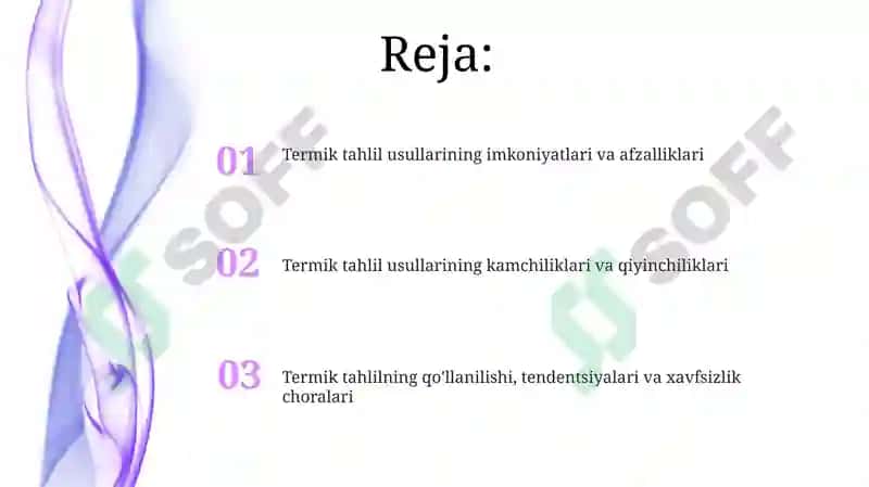 Termik tahlil usullarining imkoniyatlari va afzalliklari 2