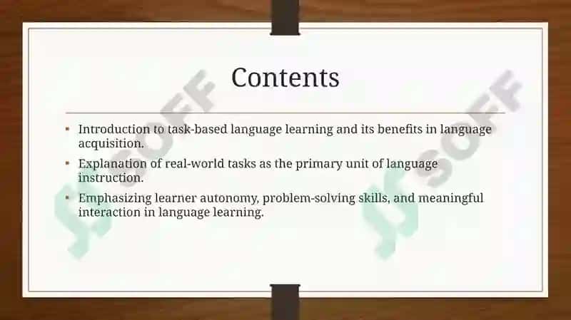 Task-based language learning 2