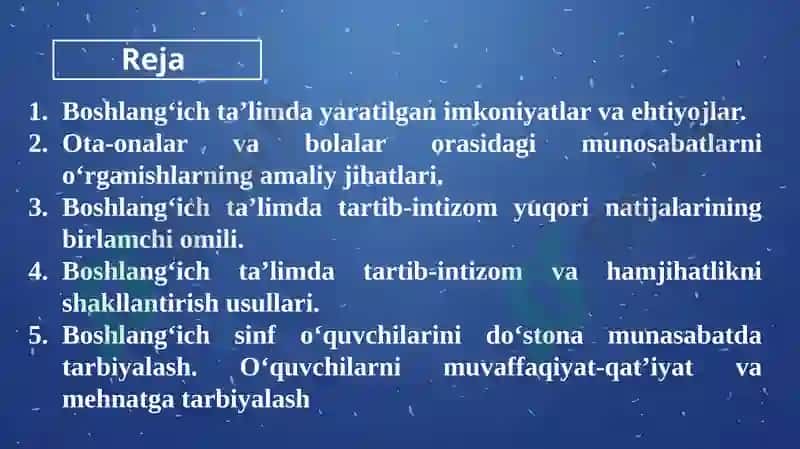 "Tarbiya"fanining umumiy xususiyatlari 2
