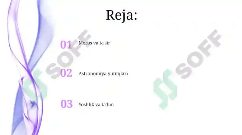 Mirzo Uluğbek va uning merosi 2