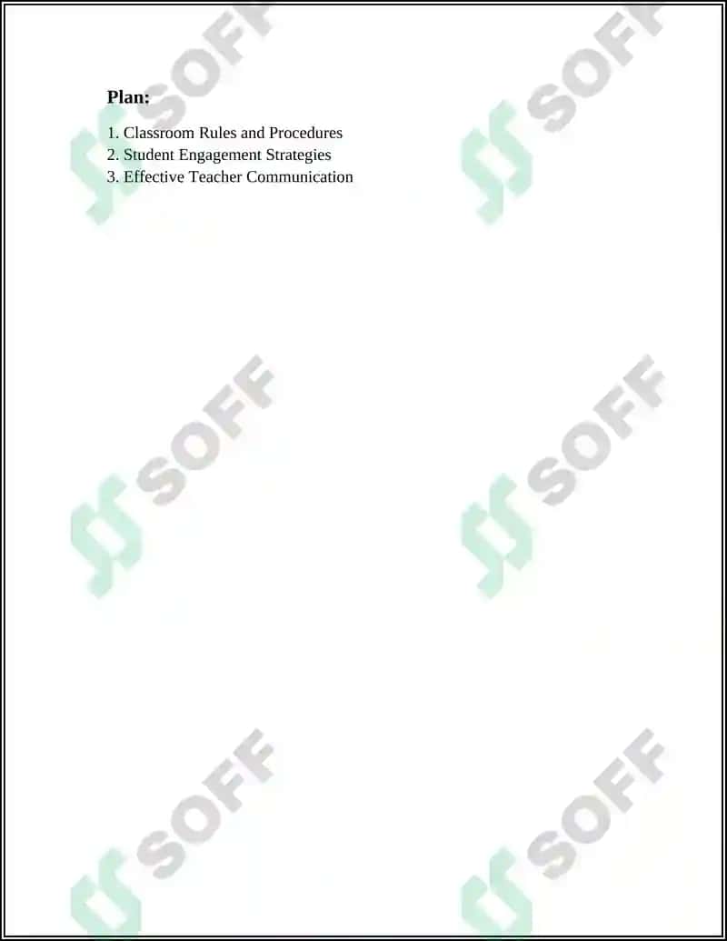 Classroom Management 2