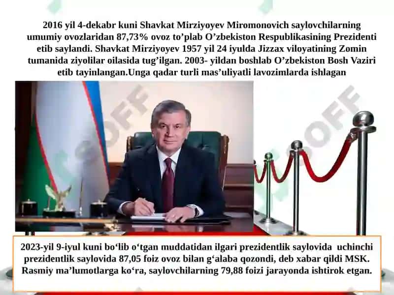 O'zbekiston Respublikasi Prezidenti 2