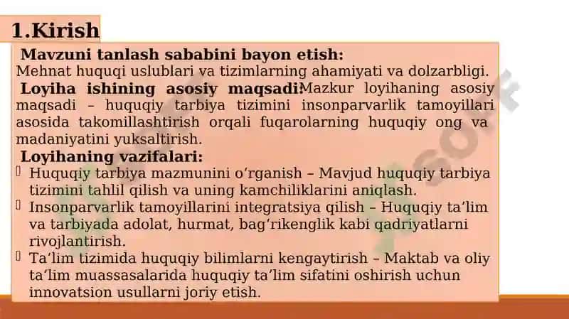 Huquqiy tarbiya tizimini insonparvarlik yo'nalishida takomillashtirish 2