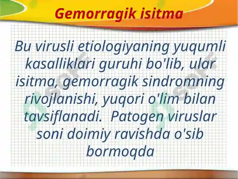 Gemorragik isitma 2